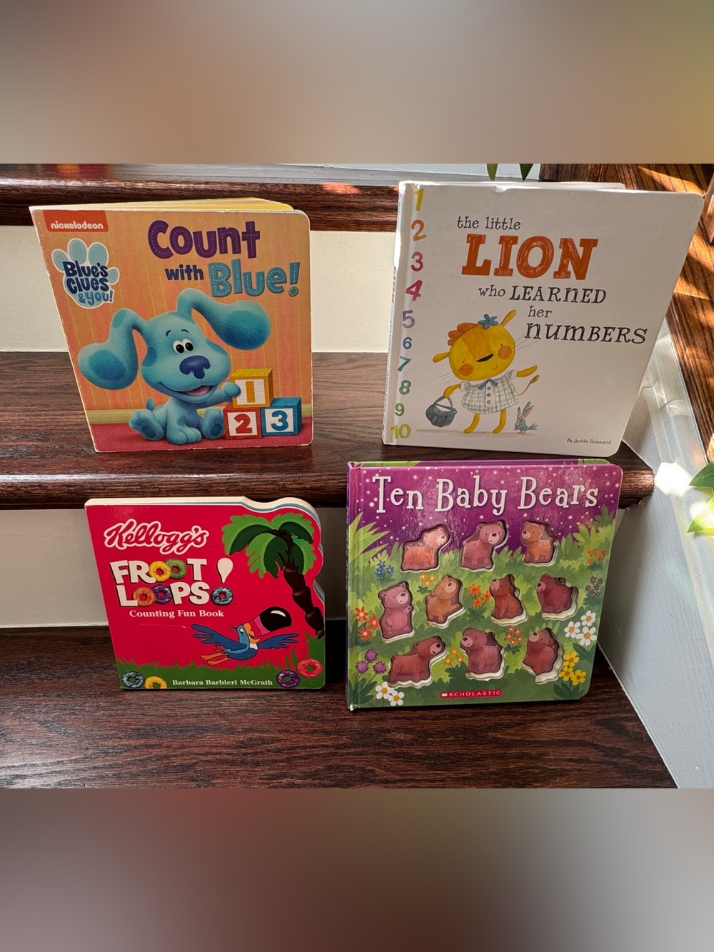 Counting board books for littles